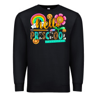 Black hello preschool Premium Sweatshirt - NancyCooperArtShop