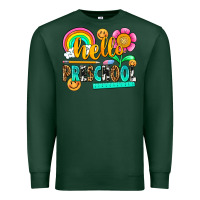 Sports Green hello preschool Premium Sweatshirt - NancyCooperArtShop