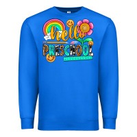 True Royal hello preschool Premium Sweatshirt - NancyCooperArtShop