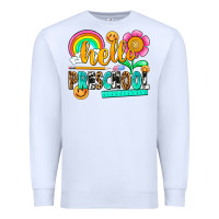 White hello preschool Premium Sweatshirt - NancyCooperArtShop