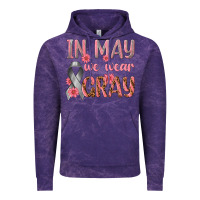 Cloud Purple In May We Wear Gray Vintage Hoodie - texasbilliewilder