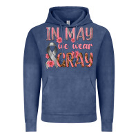 Vintage Denim In May We Wear Gray Vintage Hoodie - texasbilliewilder