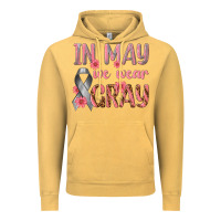 Vintage Mustard In May We Wear Gray Vintage Hoodie - texasbilliewilder