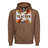 Chestnut Teacher Zipper Hoodie - LillyAllenDesigns