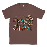 Chestnut merry christmas wood slice ornament Classic Tee - JahusDesignShop