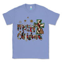 Colony Blue merry christmas wood slice ornament Classic Tee - JahusDesignShop