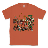 Copper merry christmas wood slice ornament Classic Tee - JahusDesignShop