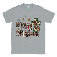 Heather Grey merry christmas wood slice ornament Classic Tee - JahusDesignShop