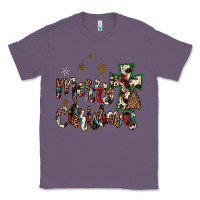 Lavender merry christmas wood slice ornament Classic Tee - JahusDesignShop