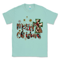 Seafoam merry christmas wood slice ornament Classic Tee - JahusDesignShop