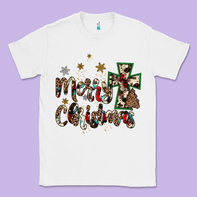 Merry Christmas Wood Slice Ornament Classic Tee Designed By Jahusdesignshop