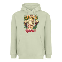 Matcha cattle queen Heavyweight Hoodie - NancyCooperArtShop