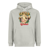 Moon Dust cattle queen Heavyweight Hoodie - NancyCooperArtShop