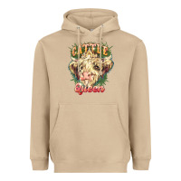 Mushroom cattle queen Heavyweight Hoodie - NancyCooperArtShop