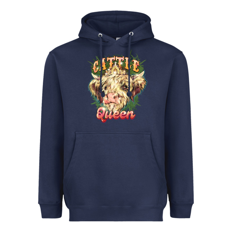 Cattle Queen Heavyweight Hoodie by NancyCooperArtShop | Teevron