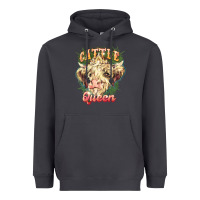 Smoke cattle queen Heavyweight Hoodie - NancyCooperArtShop