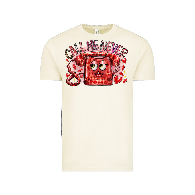 Call Me Never Vintage Tee by RacoonDesign | Teevron