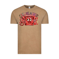 Vintage Coffee call me never Vintage Tee - RacoonDesign