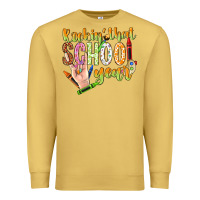 Antique Gold rockin that school year Premium Sweatshirt - NancyCooperArtShop