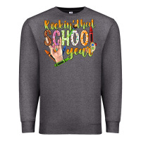 Charcoal Heather rockin that school year Premium Sweatshirt - NancyCooperArtShop