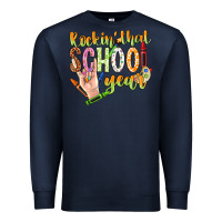 Navy rockin that school year Premium Sweatshirt - NancyCooperArtShop