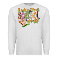 Oatmeal Heather rockin that school year Premium Sweatshirt - NancyCooperArtShop