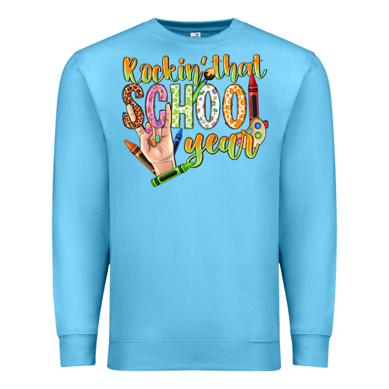 Rockin That School Year Premium Sweatshirt by NancyCooperArtShop | Teevron