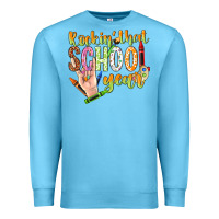 Ocean Blue rockin that school year Premium Sweatshirt - NancyCooperArtShop