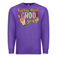 Purple rockin that school year Premium Sweatshirt - NancyCooperArtShop