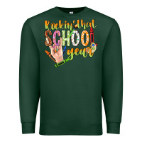 Sports Green rockin that school year Premium Sweatshirt - NancyCooperArtShop