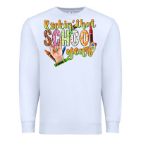 White rockin that school year Premium Sweatshirt - NancyCooperArtShop