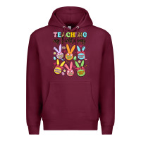Burgundy teaching my favorite peeps Premium Hoodie - Artiststas