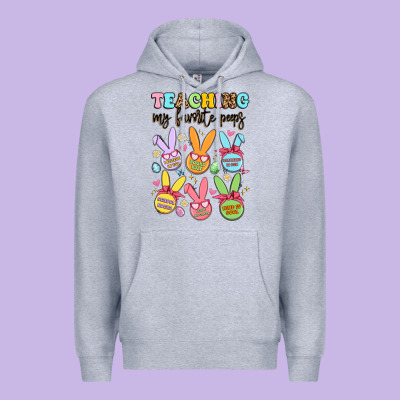 Teaching My Favorite Peeps Premium Hoodie Designed By Artiststas
