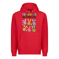 Red teaching my favorite peeps Premium Hoodie - Artiststas