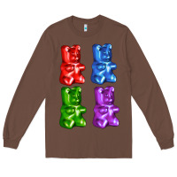 Chestnut jellybear Long Sleeve Tee - AdoDesignShop