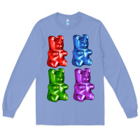 Colony Blue jellybear Long Sleeve Tee - AdoDesignShop