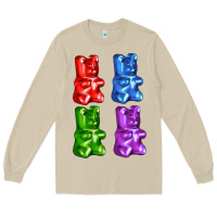 Mushroom jellybear Long Sleeve Tee - AdoDesignShop