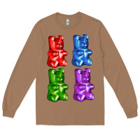 Toasted Coconut jellybear Long Sleeve Tee - AdoDesignShop