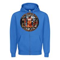 True Royal joy reindeer christmas ornament Zipper Hoodie - Jasminsmagicworld