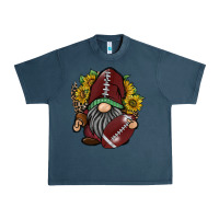 Midnight Navy football gnome Urban Heavy Tee - RacoonDesign