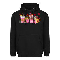 Black boss lady coffee cups Heavyweight Hoodie - NancyCooperArtShop