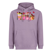 Lavender boss lady coffee cups Heavyweight Hoodie - NancyCooperArtShop