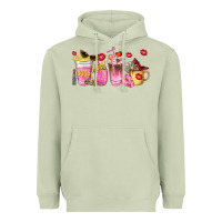 Matcha boss lady coffee cups Heavyweight Hoodie - NancyCooperArtShop