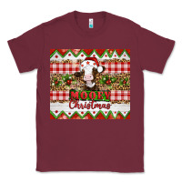 Burgundy Moooey christmas Classic Tee - Artiststas