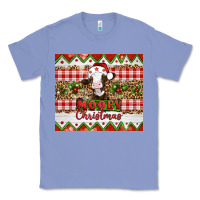 Colony Blue Moooey christmas Classic Tee - Artiststas