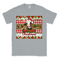 Heather Grey Moooey christmas Classic Tee - Artiststas