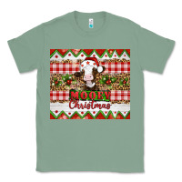 Sage Moooey christmas Classic Tee - Artiststas