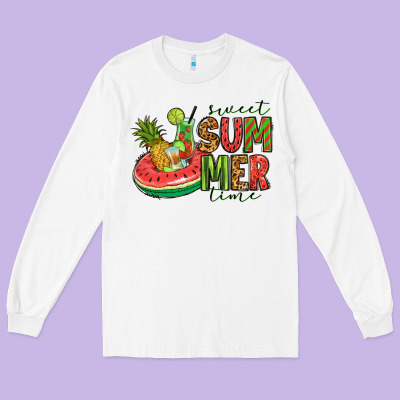 Sweet Summer Time Long Sleeve Tee Designed By Jasminsmagicworld