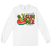 White sweet summer time Long Sleeve Tee - Jasminsmagicworld