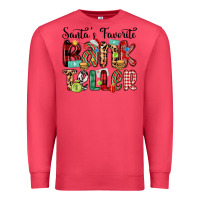 Cardinal santa s favorite bank teller Premium Sweatshirt - MaliasSmallBusiness